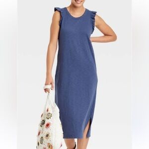 Universal Thread ruffle sleeve summer midi dress